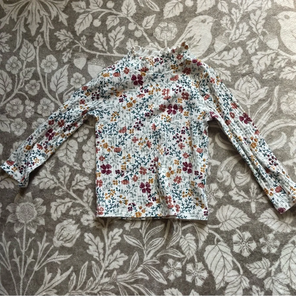Wonder Nation Floral Ruffle Top - Picture 1 of 2